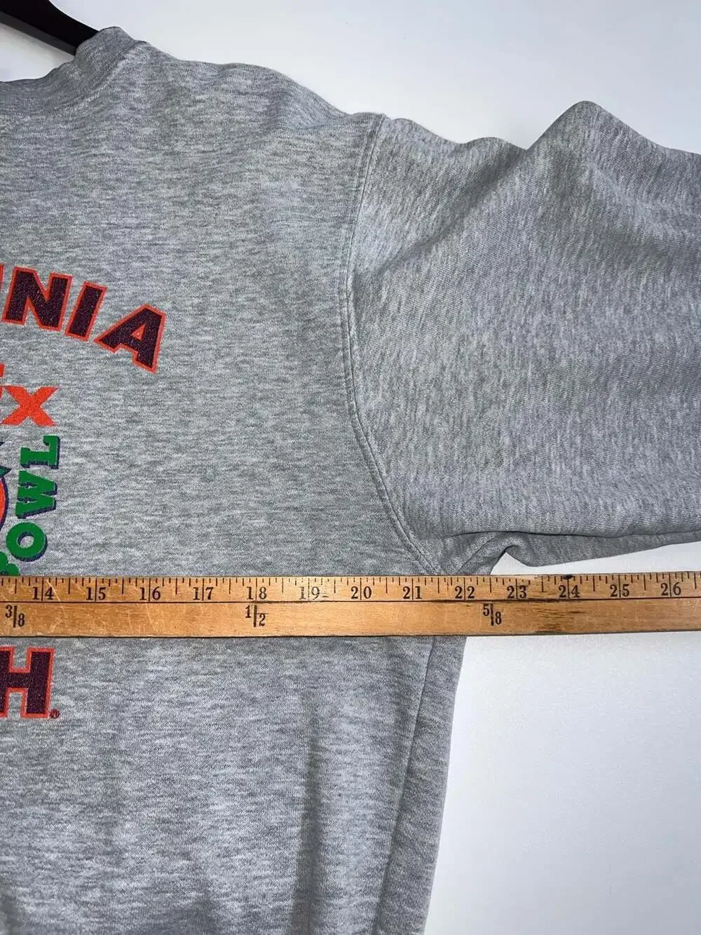 Vintage Nike Virginia Tech Orange Bowl Gray Crewneck Sweatshirt Small 0209